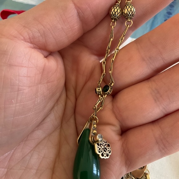 Alexander McQueen Gold Seal Signature Double Layer Necklace - Picture 6 of 6